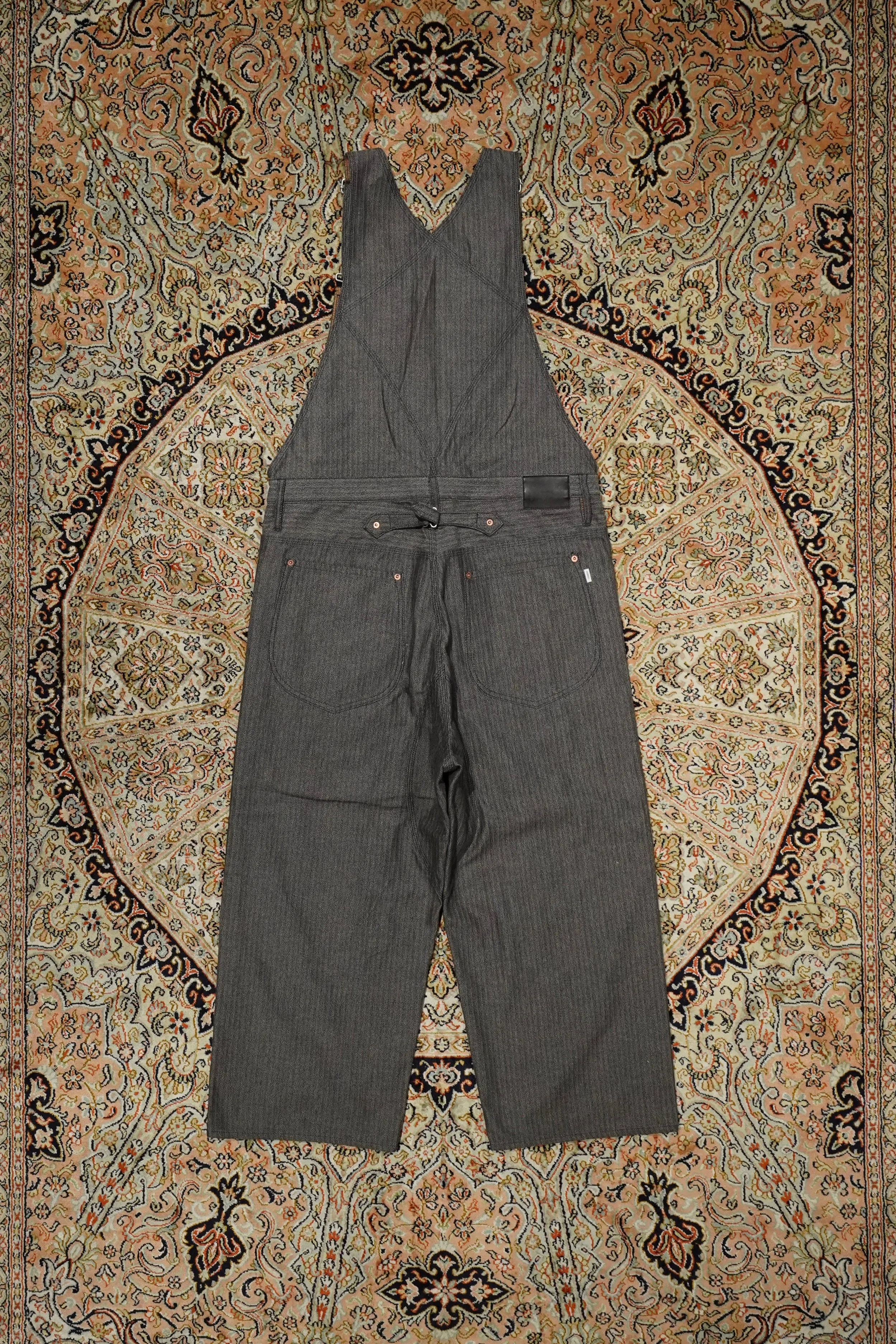 SUGARHILL HERRINGBONE OVERALL (GRAY HERRINGBONE)