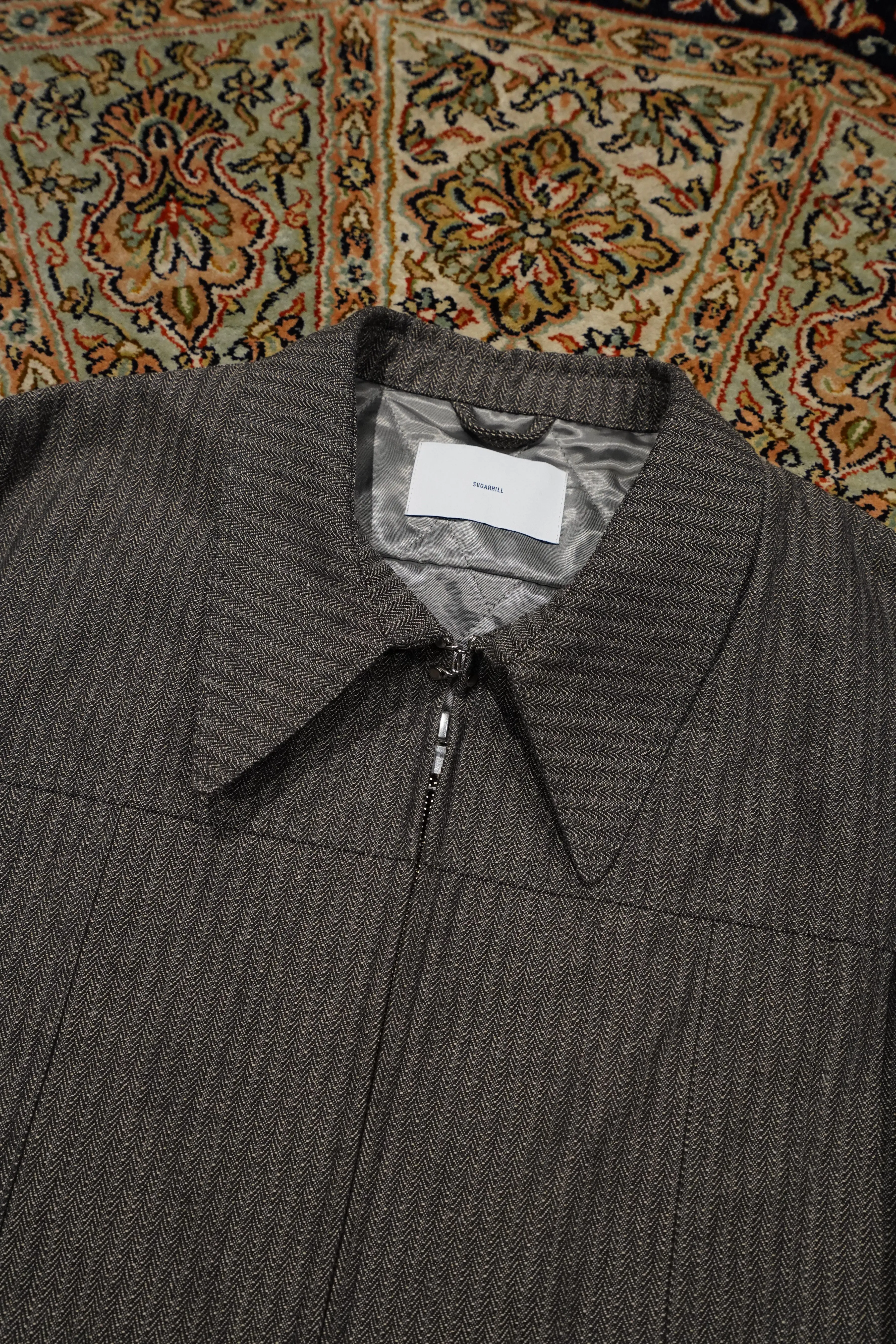 SUGARHILL HERRINGBONE SWINGTOP (GRAY HERRINGBONE)