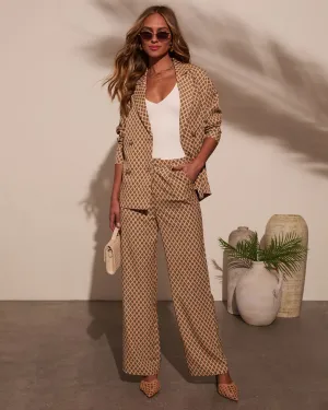 Sylvie Printed Wide Leg Trouser
