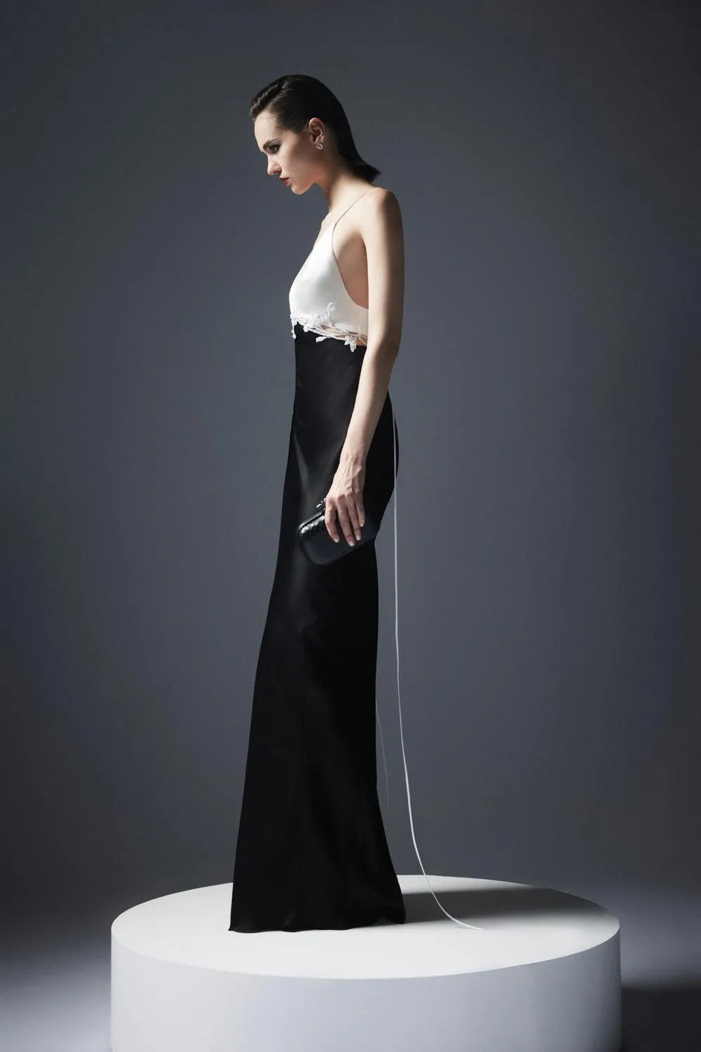 Ávila Sheath Cami Satin Floor Length Dress