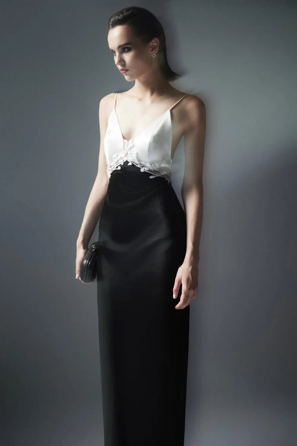 Ávila Sheath Cami Satin Floor Length Dress