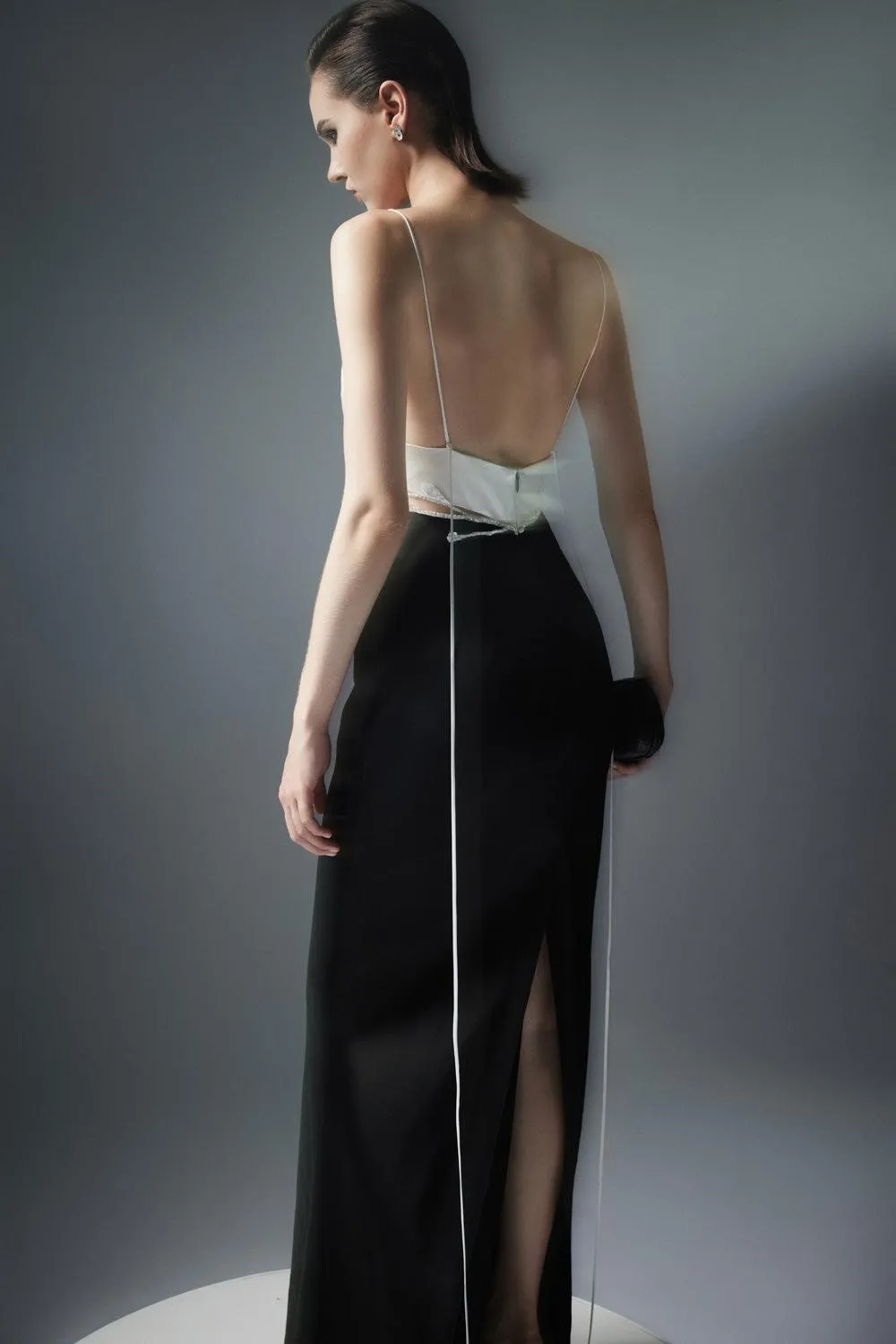 Ávila Sheath Cami Satin Floor Length Dress
