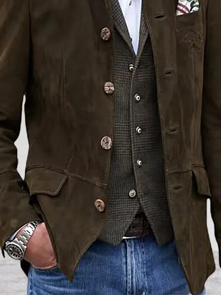 Vintage Comfy Suede Jacket