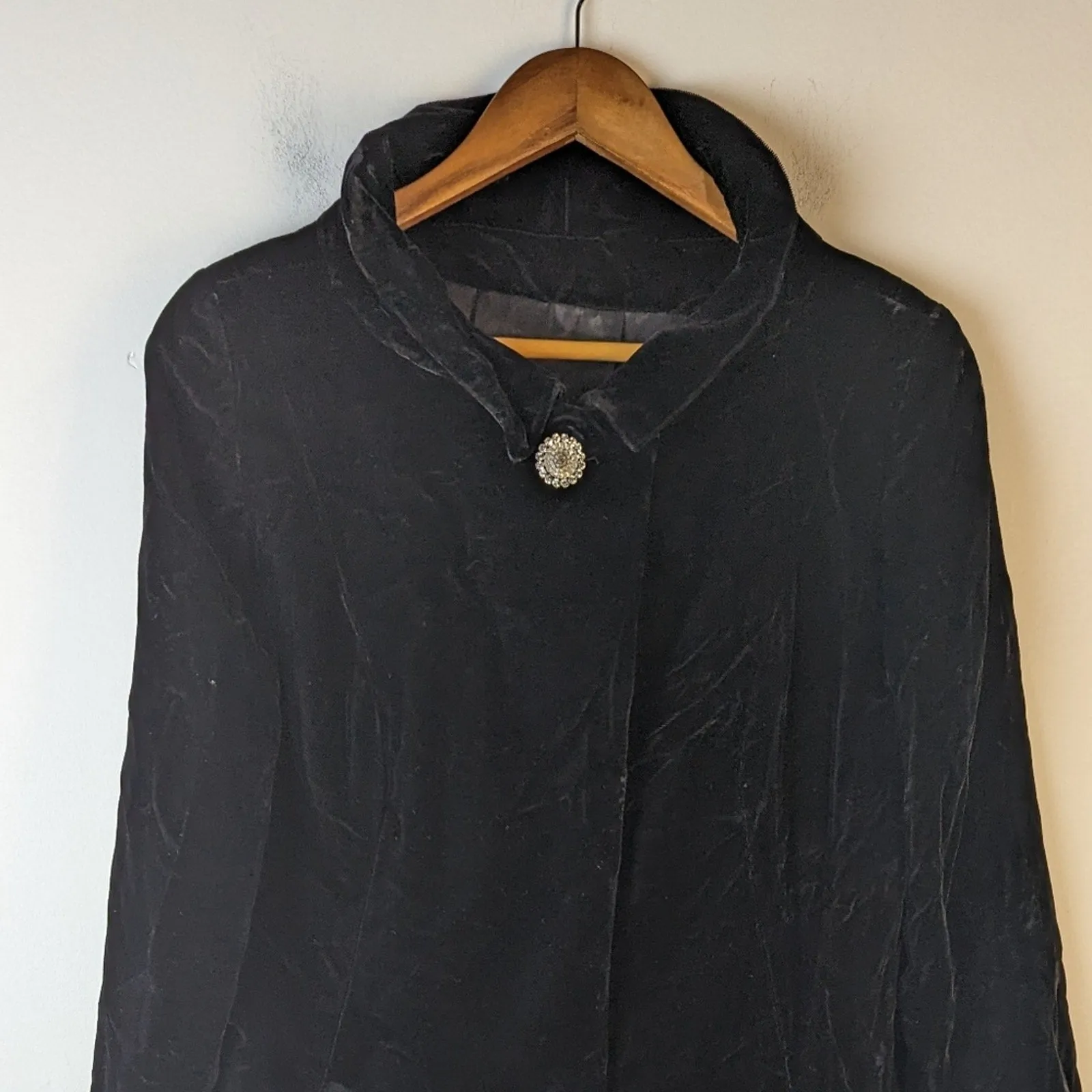 Vintage Velvet Overcoat