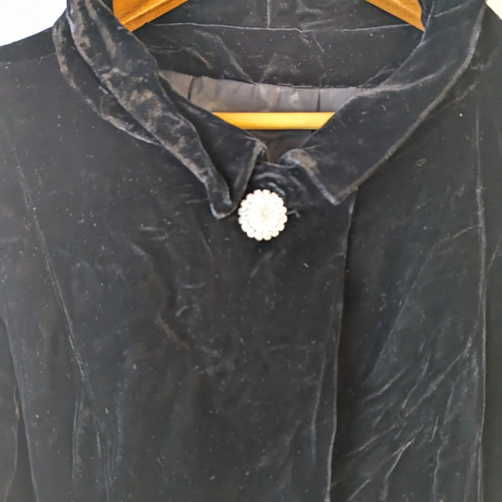 Vintage Velvet Overcoat