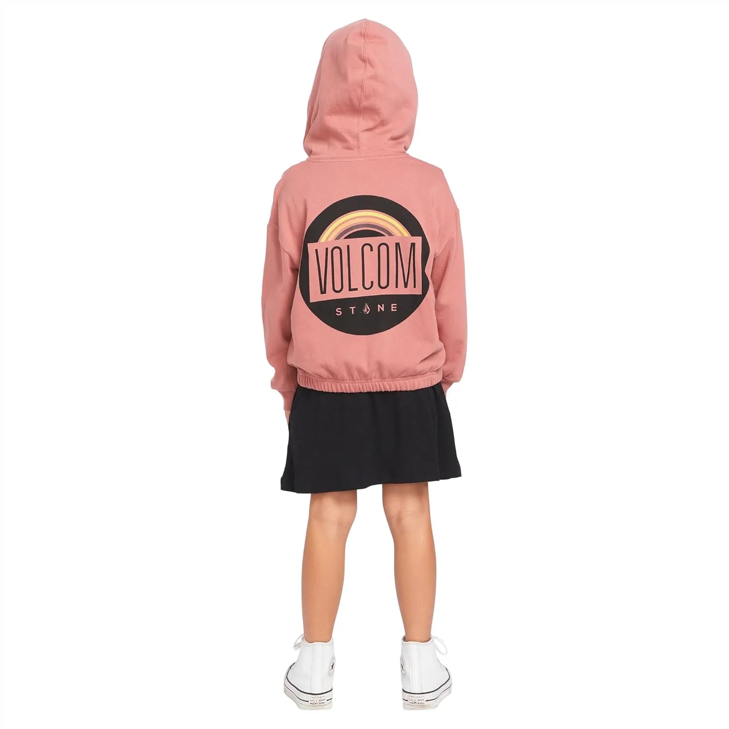 Volcom Little Girls Dudette Zip Fleece Sweatshirt