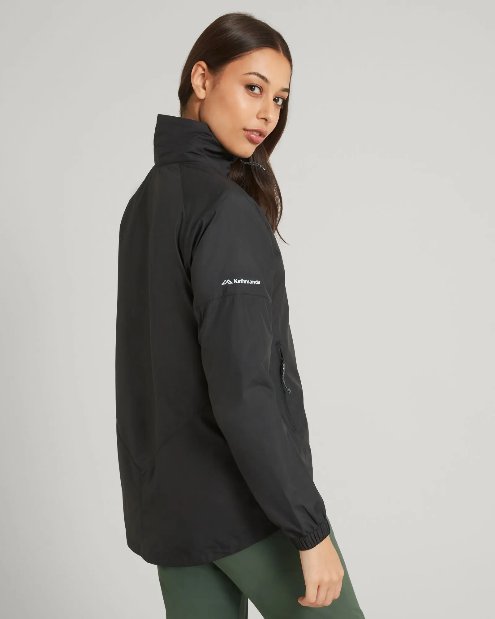 WND-Chaser Women's Windbreaker Jacket - Black