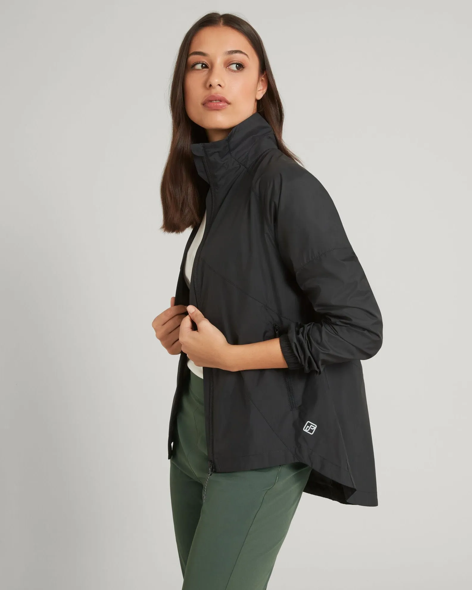 WND-Chaser Women's Windbreaker Jacket - Black