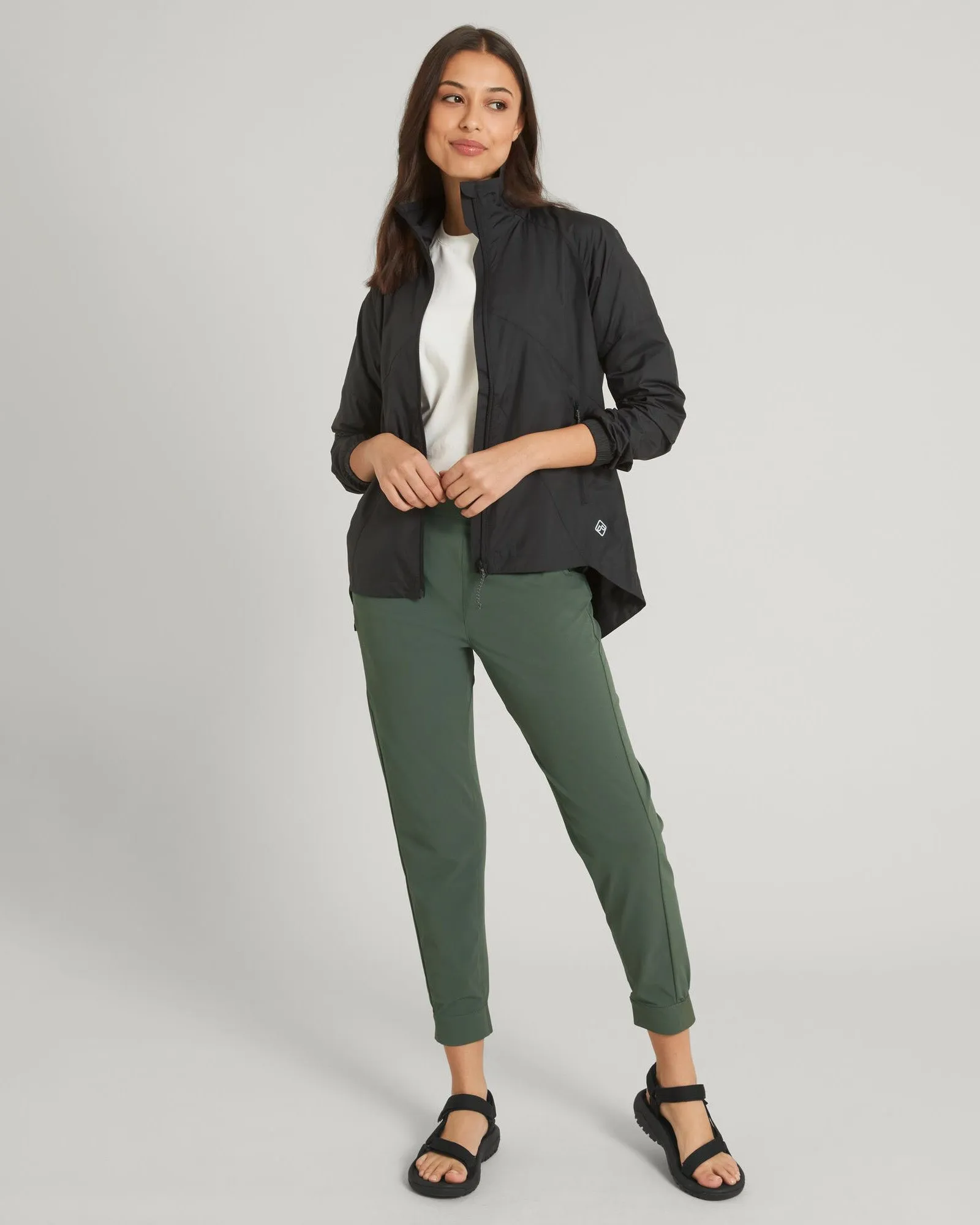 WND-Chaser Women's Windbreaker Jacket - Black