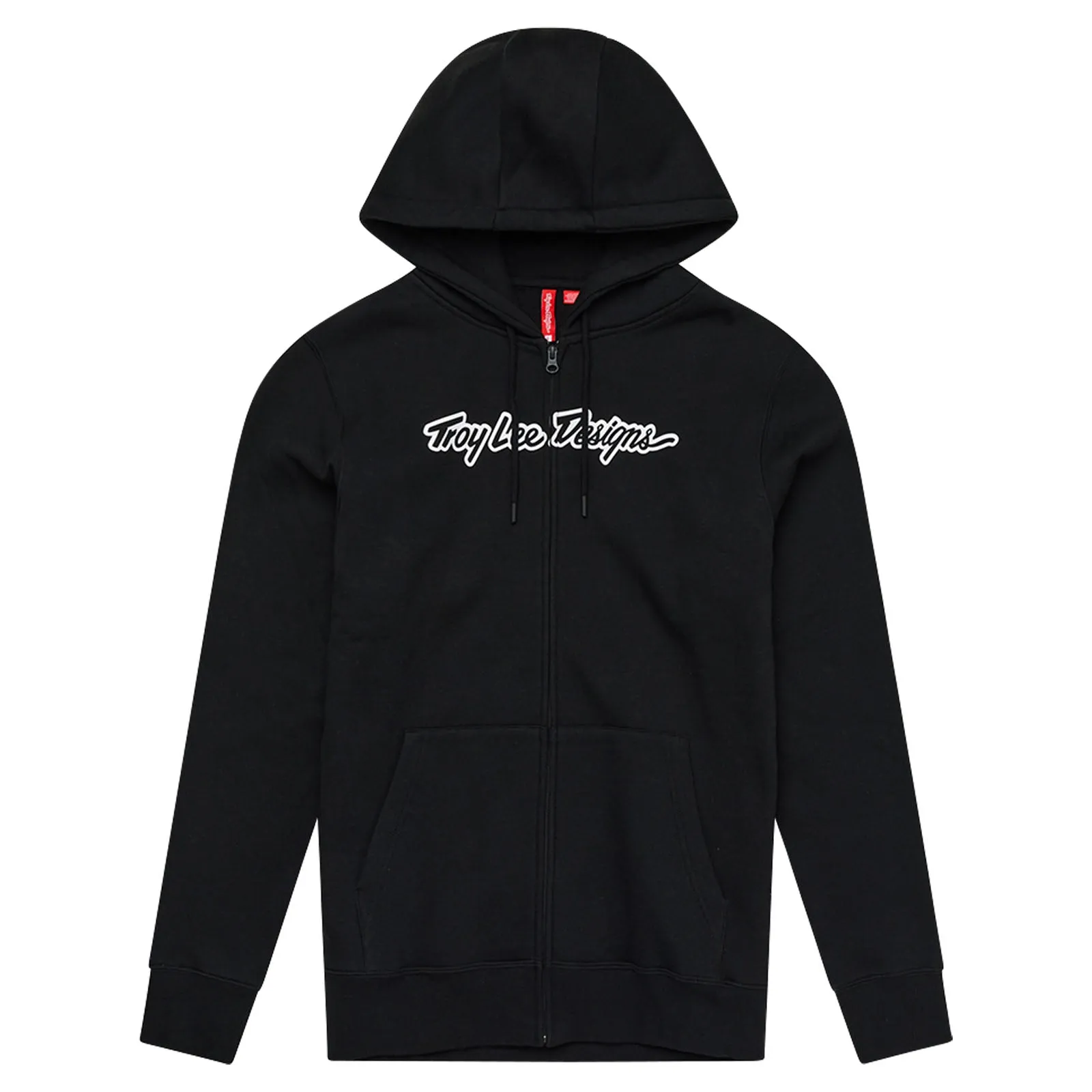 Zip Up Hoodie Signature Black